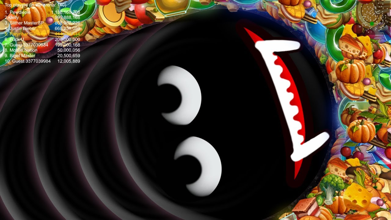 Worms Zone © Invisible vs Lovely Gain Best Kill Ever Top 1 Slither Snake Running Play