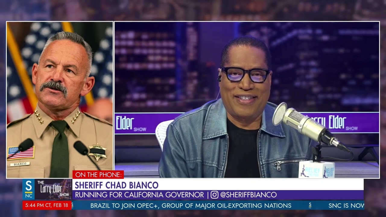 Sheriff Chad Bianco Runs for Governor: 'California Needs Leadership!' | Larry Elder