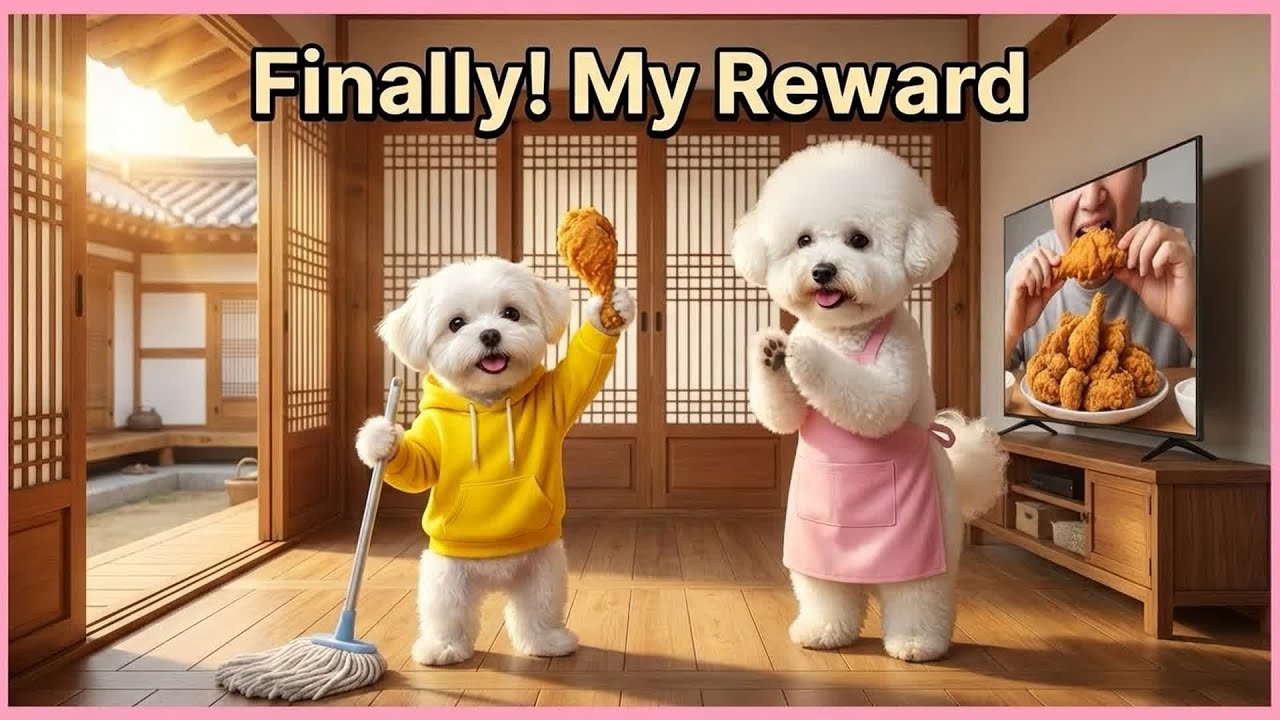 Ep.21 I Helped Mom Clean just for ONE Chicken Leg! 🍗 (Ending is LOL)