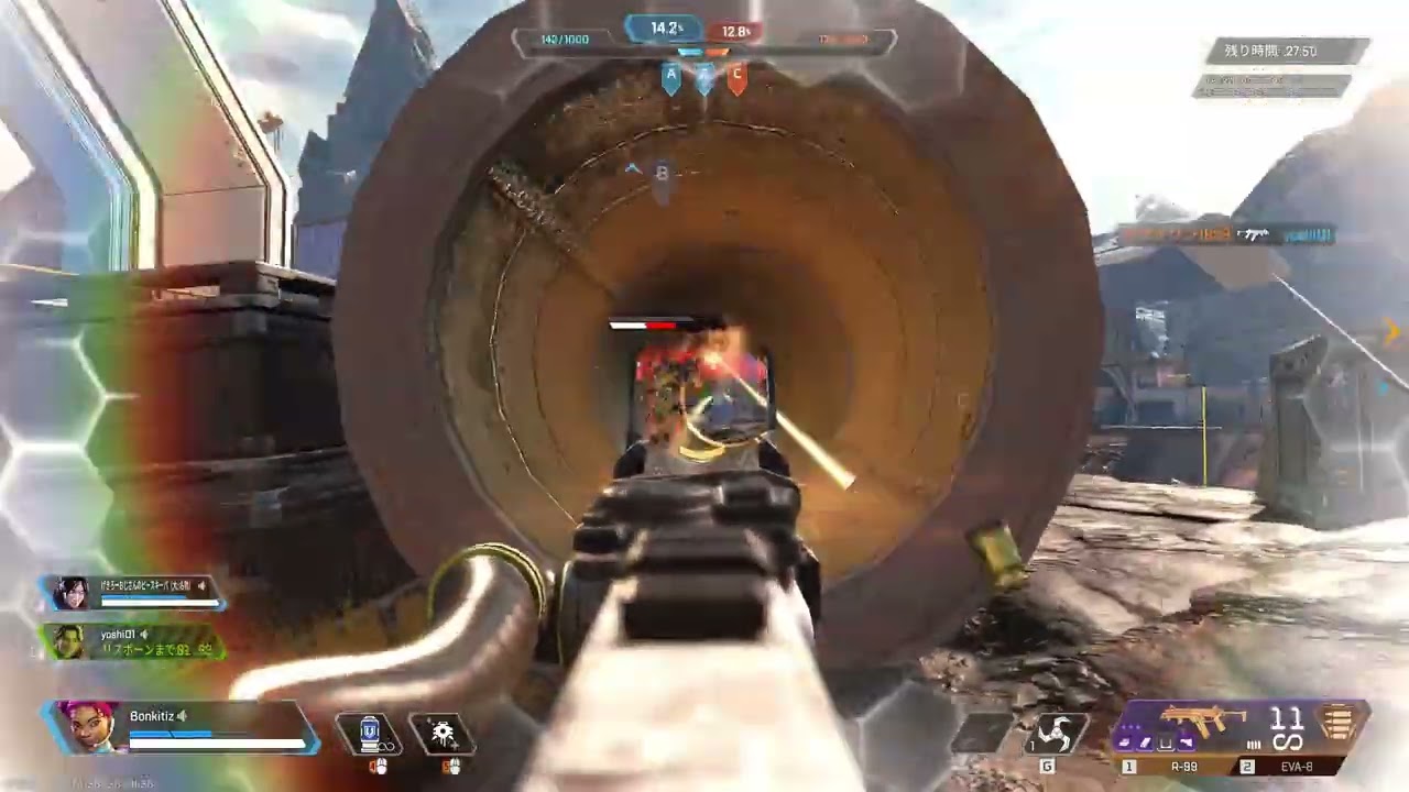 MNK Tracking Aim Highlight #63【APEXLEGEND】