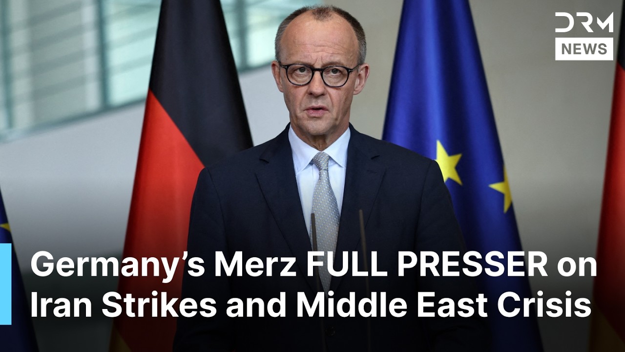 FULL PRESSER: Merz Warns of Escalation After U.S. and Israel Military Action in Iran | AC1N
