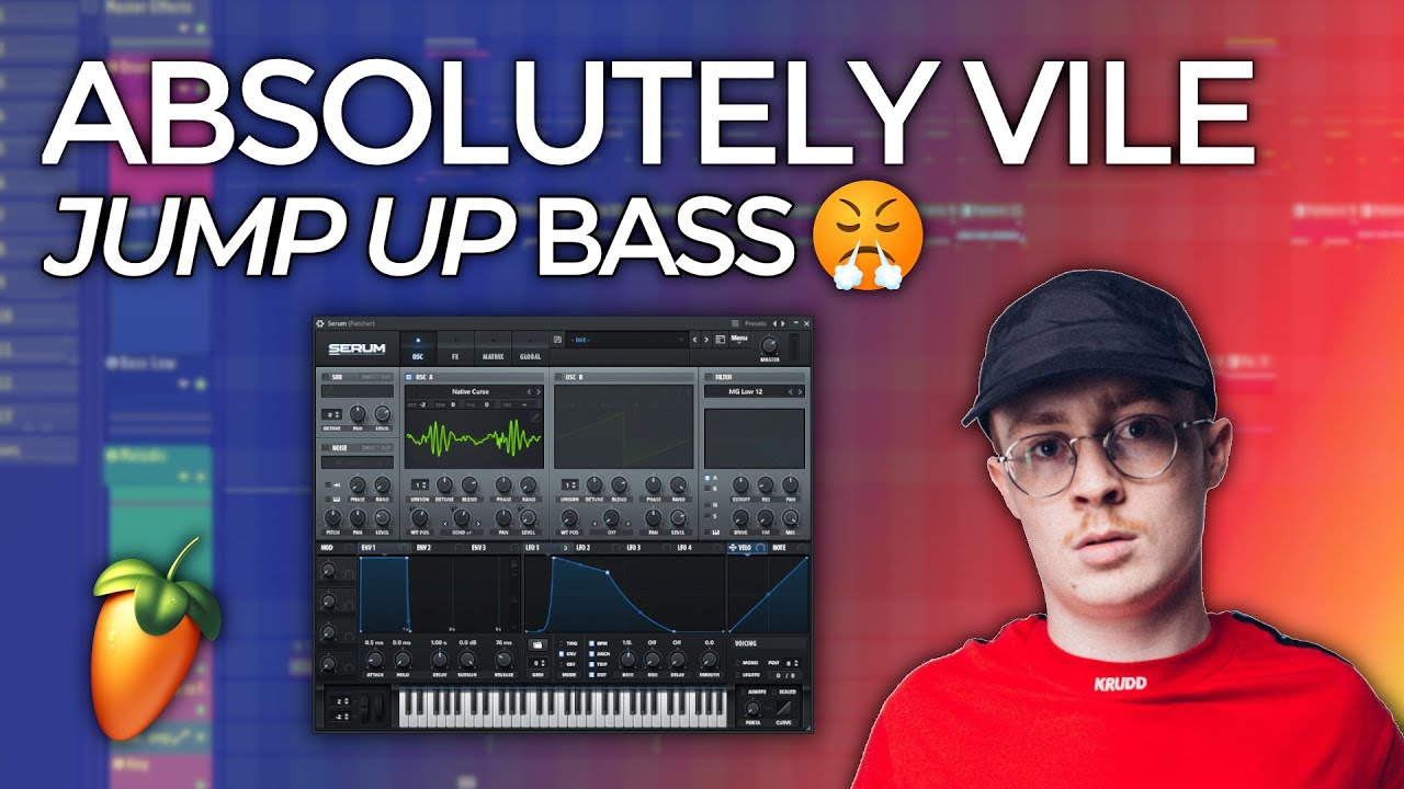 Jump Up DNB Tutorial - How to make Grotty Drum & Bass in FL Studio with Serum (Free Preset Download)
