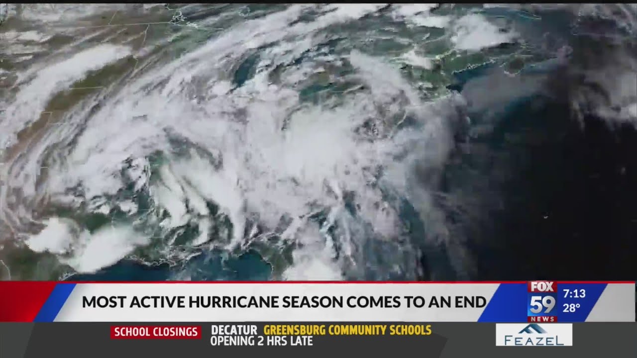 Most active hurricane season in history comes to end