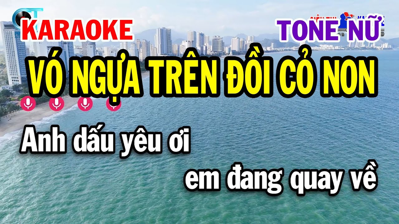 Karaoke Vó Ngựa Trên Đồi Cỏ Non Tone Nữ ( Dm ) Nhạc Sống Cha Cha Cha Dễ Ca Nhất | Siêu Thị Karaoke