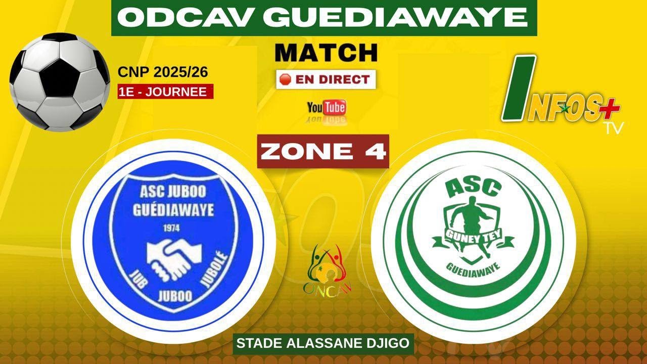 EN DIRECT  NAVETANE  GUEDIAWAYE    MATCH   /  ZONE  4 / JUBOO  VS  GUNEY TEY