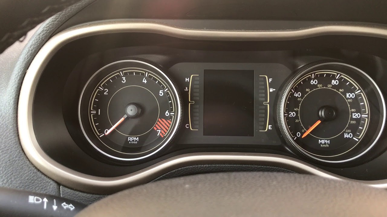Jeep Cherokee 2015 года — сброс срока службы масла — процент масла