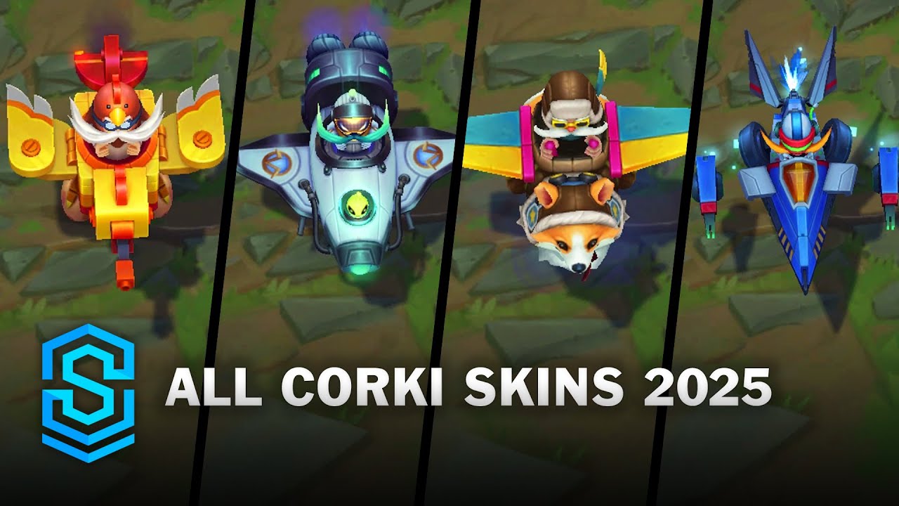 All Corki Skins Spotlight 2025