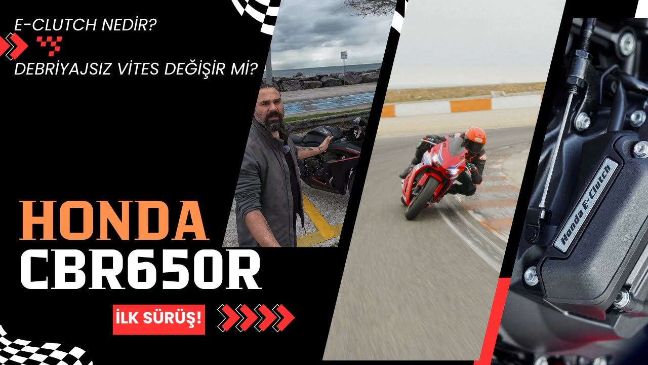 Honda CBR650R TEST - İlk Sürüş - E-Clutch nasıl çalışıyor?