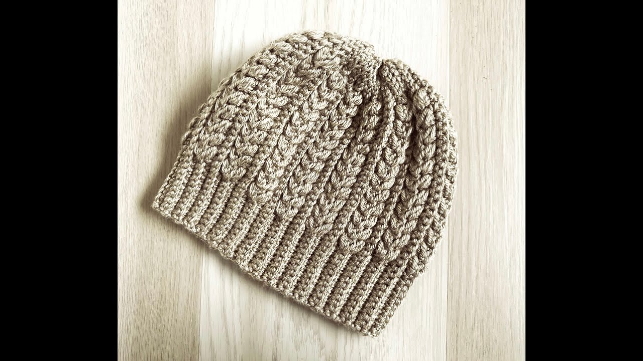 C&oacute;mo tejer un Bonito Gorro a crochet.  F&aacute;cil, R&aacute;pido y  Reversible (en Espa&ntilde;ol)