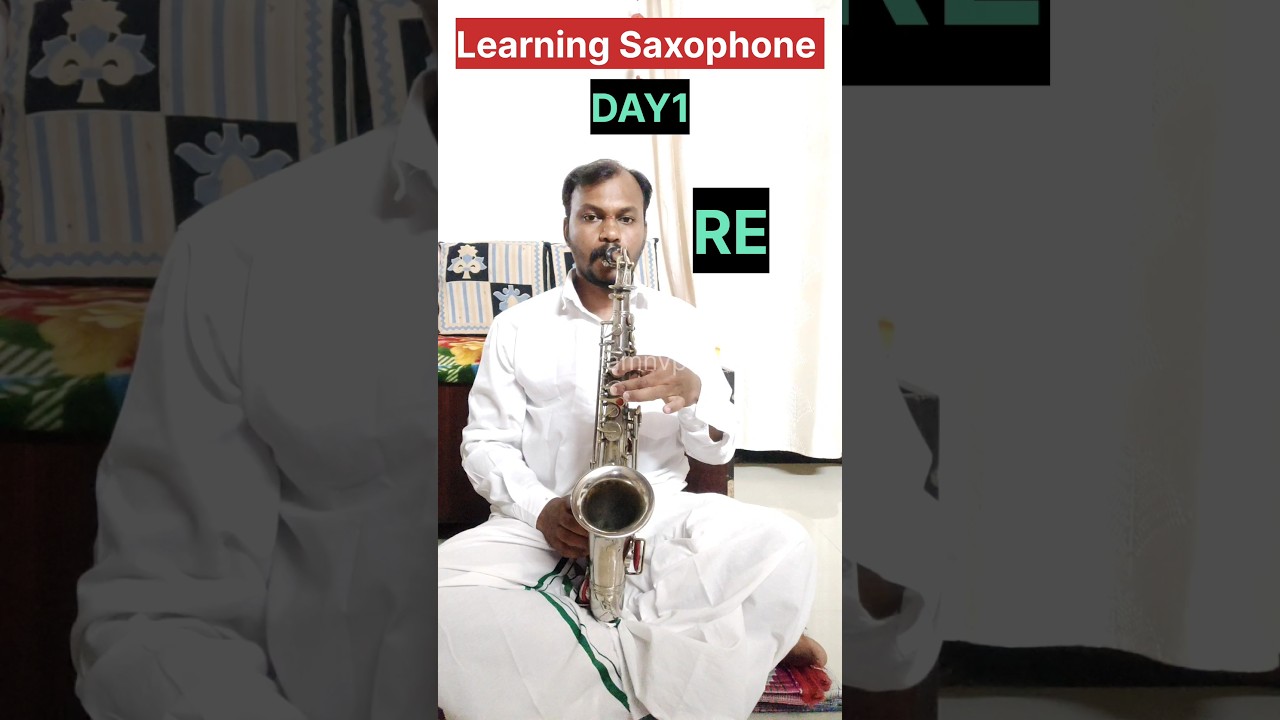 🥰Learning Saxophone🎷🥰 Day-1#2023 #saxophone  #shorts #saxophonelessons #saxofone #solutiondomain