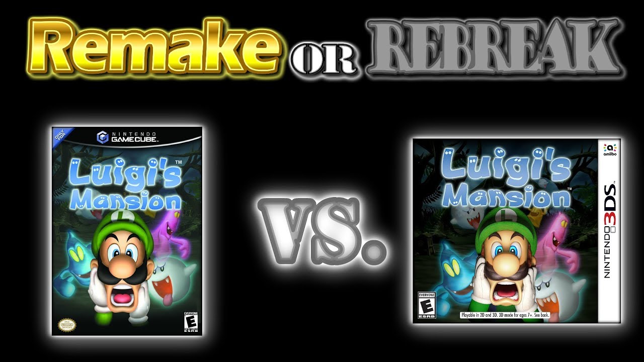 ROR: Luigi's Mansion (GCN Vs. 3DS) (UHD 60fps)