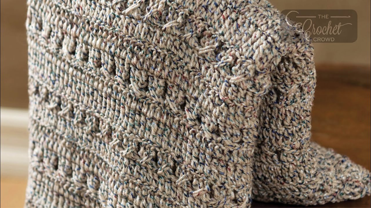 Easy Crochet Texture Throw Pattern | EASY | The Crochet Crowd