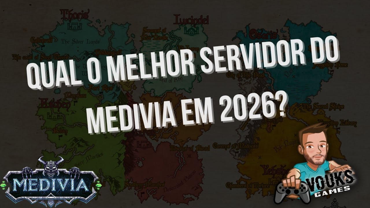 Vai começar no Medivia em 2026? Saiba qual servidor escolher