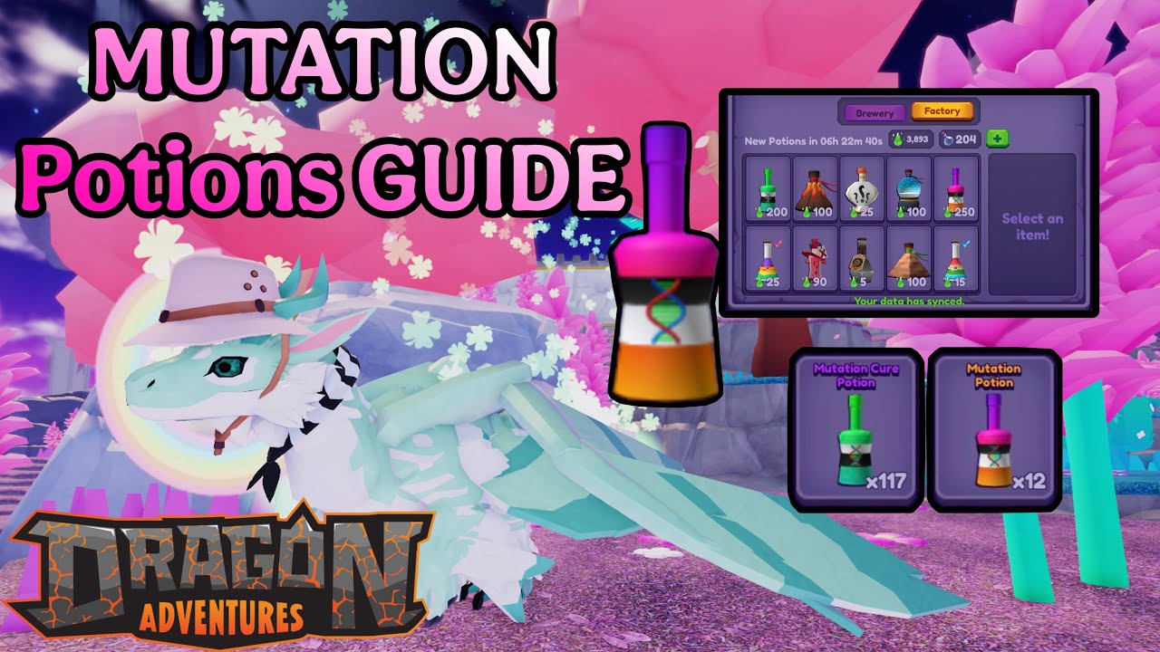 Mutation Potions Guide Dragon Adventures beginner  friendly ￼ Roblox 