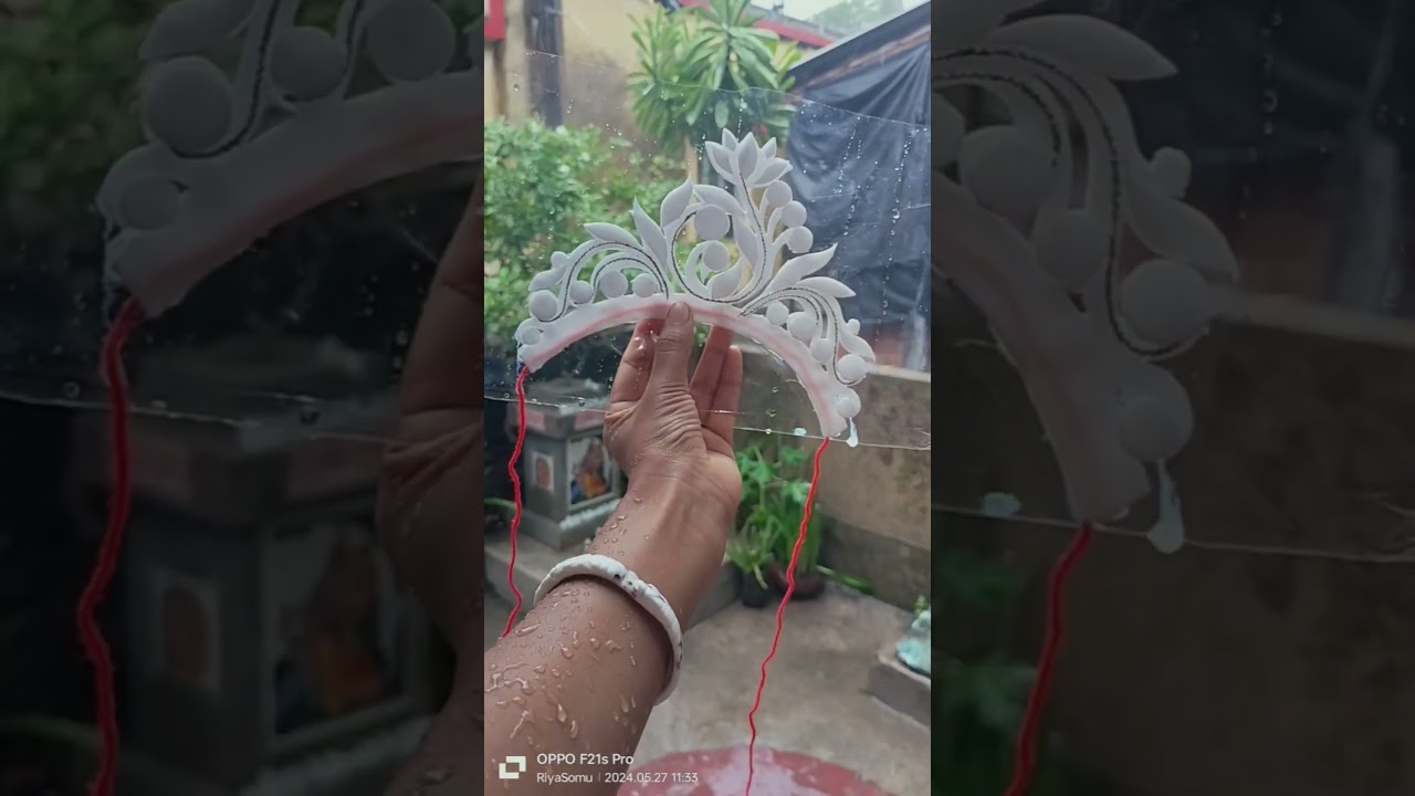 mukut for Bengali wedding 👑👑👑 #shortvideo #vairal #mukut