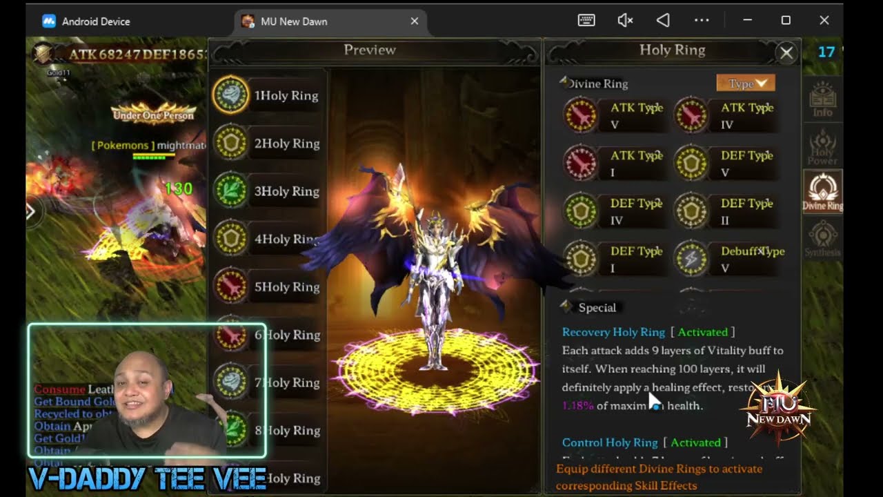Holy Ring?!  MU New Dawn