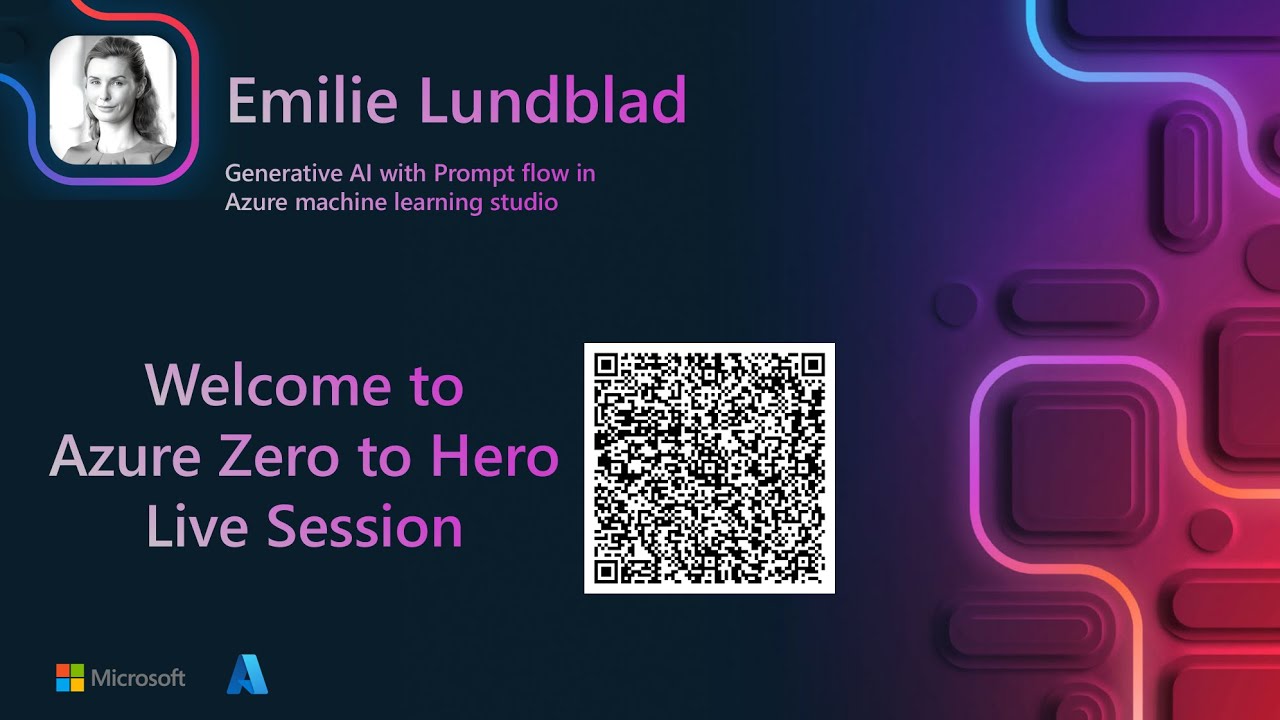 Emilie Lundblad - Generative AI with Prompt flow in Azure Machine Learning Studio