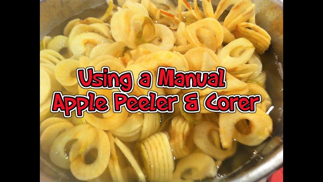 How to Use a Manual Apple Peeler & Slicer