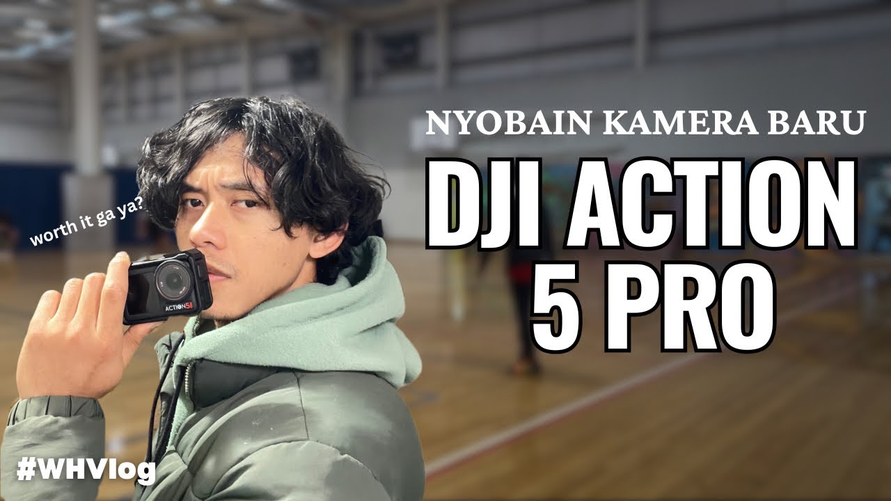 FUTSAL PAKE KAMERA BARU | DJI ACTON 5 Pro [Review] #WHVlog