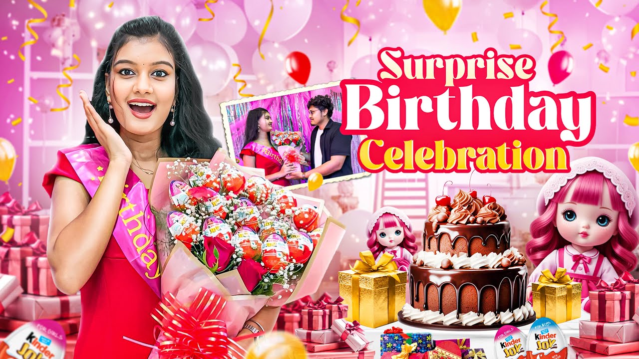 Surprise Birthday🎂Celebration😍🥳