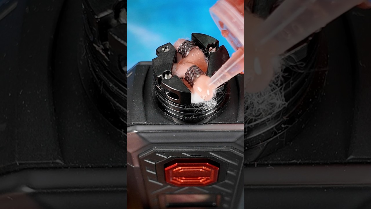 Cotton change : Asmr Coil build with Vaporessso armour max kit #vapediy #asmr