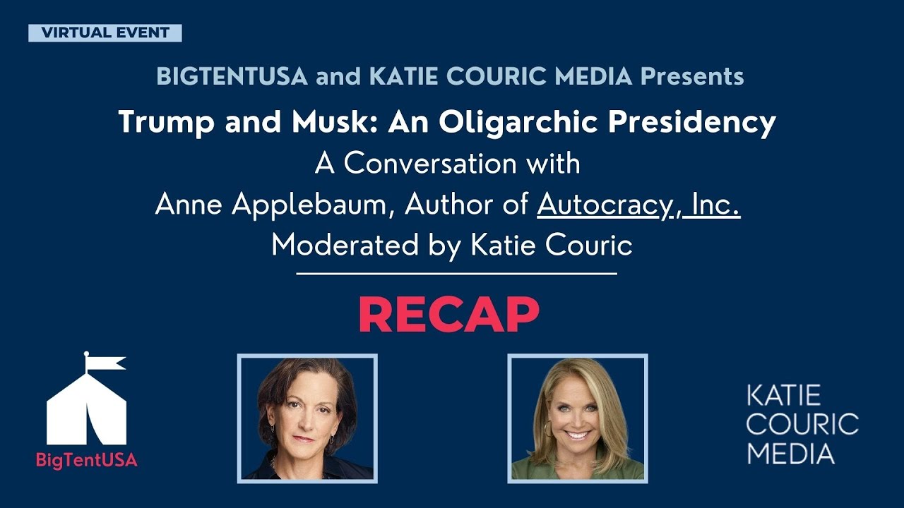 Spotlight Speaker Series: Anne Applebaum and Katie Couric