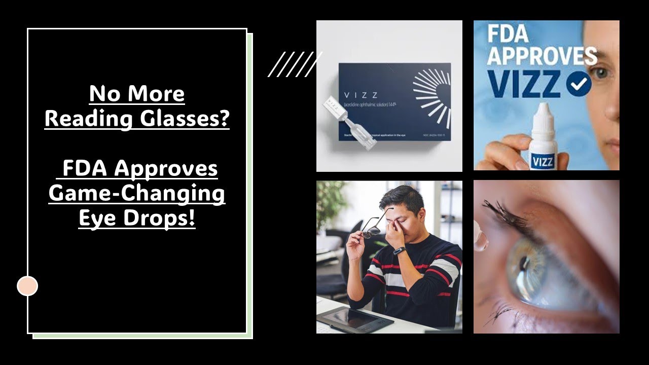 No more reading glasses? New FDA-approved eye drops can fix your near vision