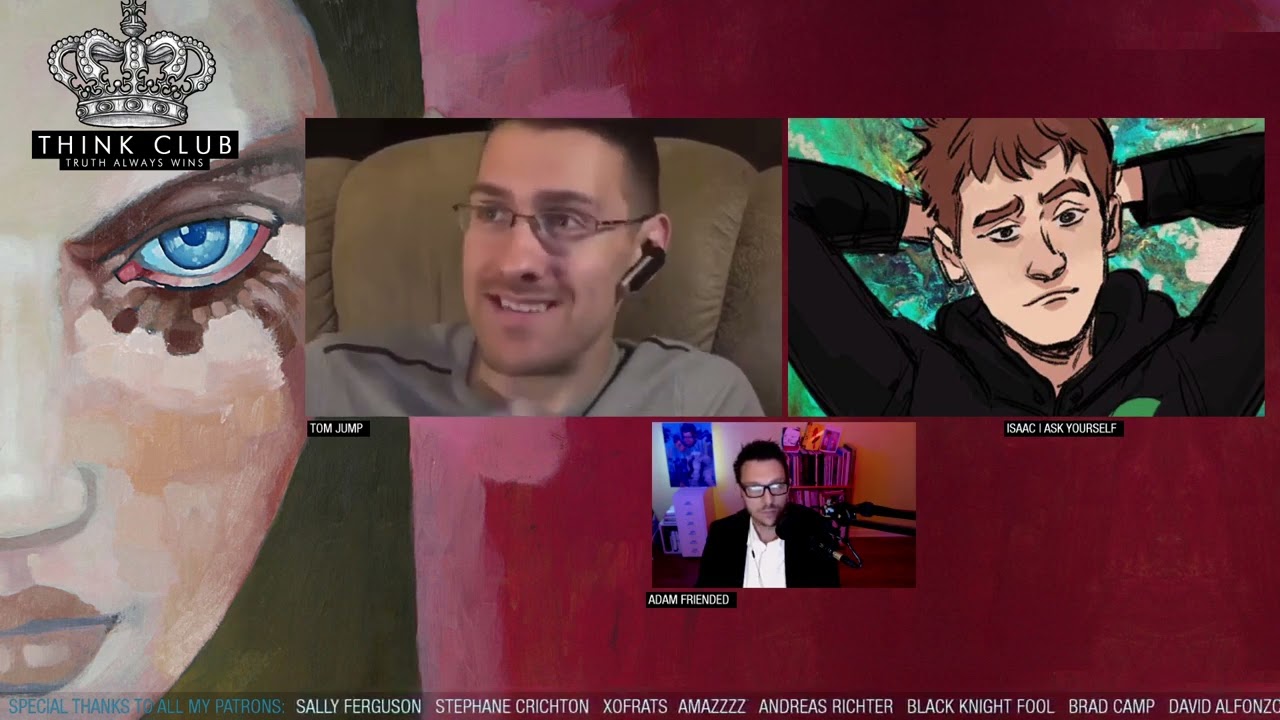 DumpsterFire ASK YOURSELF vs TOM JUMP Are There Moral Facts Think Club Debate TWIST ENDING!!!