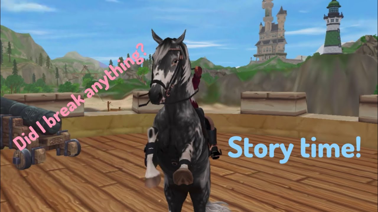First fall on a horse… | Story-time | Train with me! 🥰
