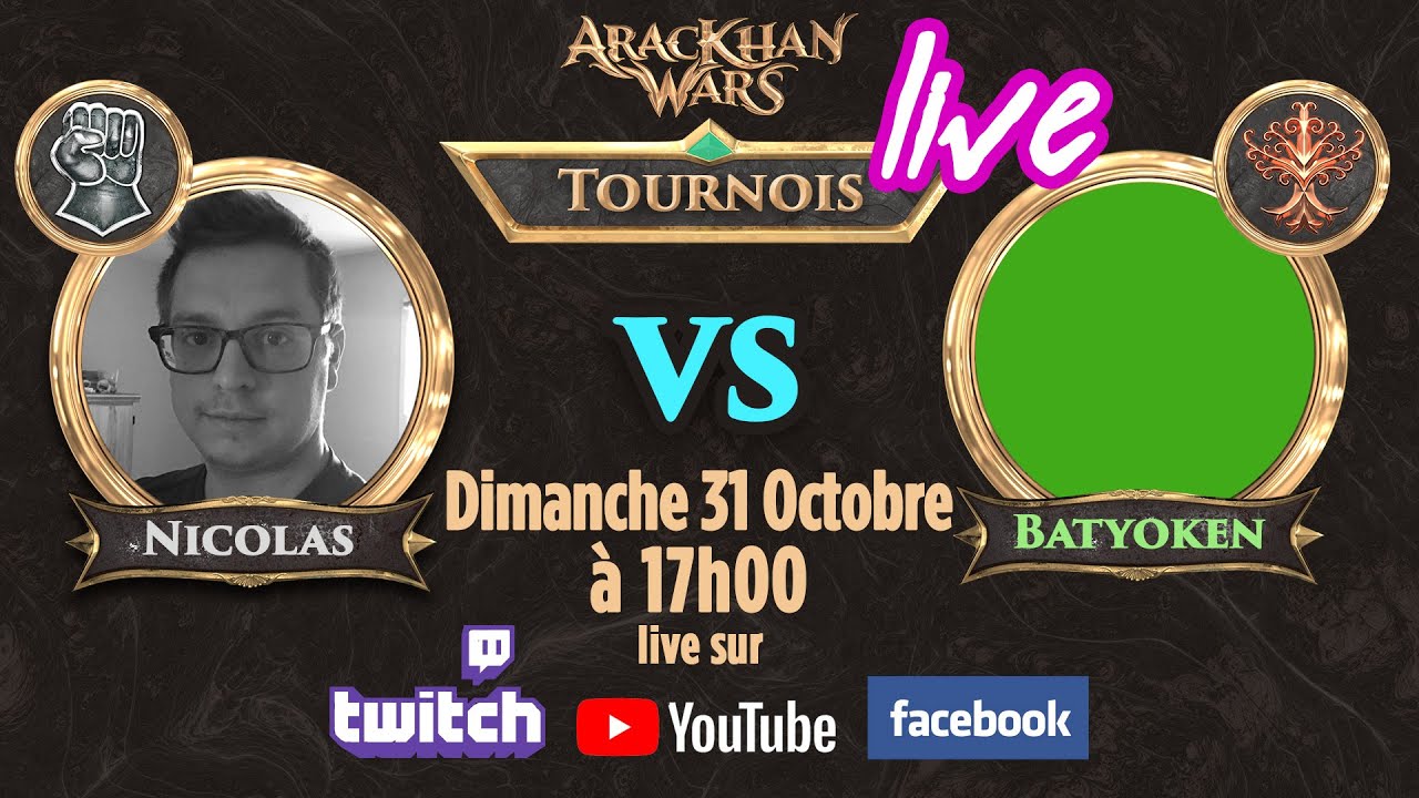 Round #1 Nicolas vs Batyoken // AracKhan Wars Tournoi 2021-T4 [Fr]