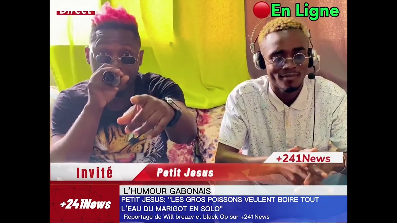 Will Breazy, Black Op et Petit Jesus - L’HUMOUR GABONAIS (Journal rappé)