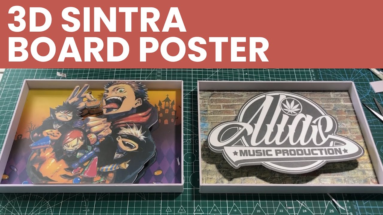 Paano gumawa ng 3D Sintra Board Poster