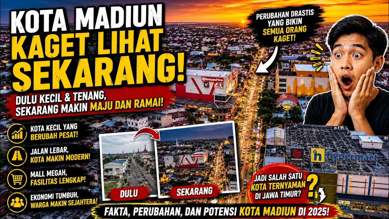 BERANI KE SINI ? INILAH KOTA YANG BANYAK PENDEKARNYA | KOTA MADIUN JAWA TIMUR