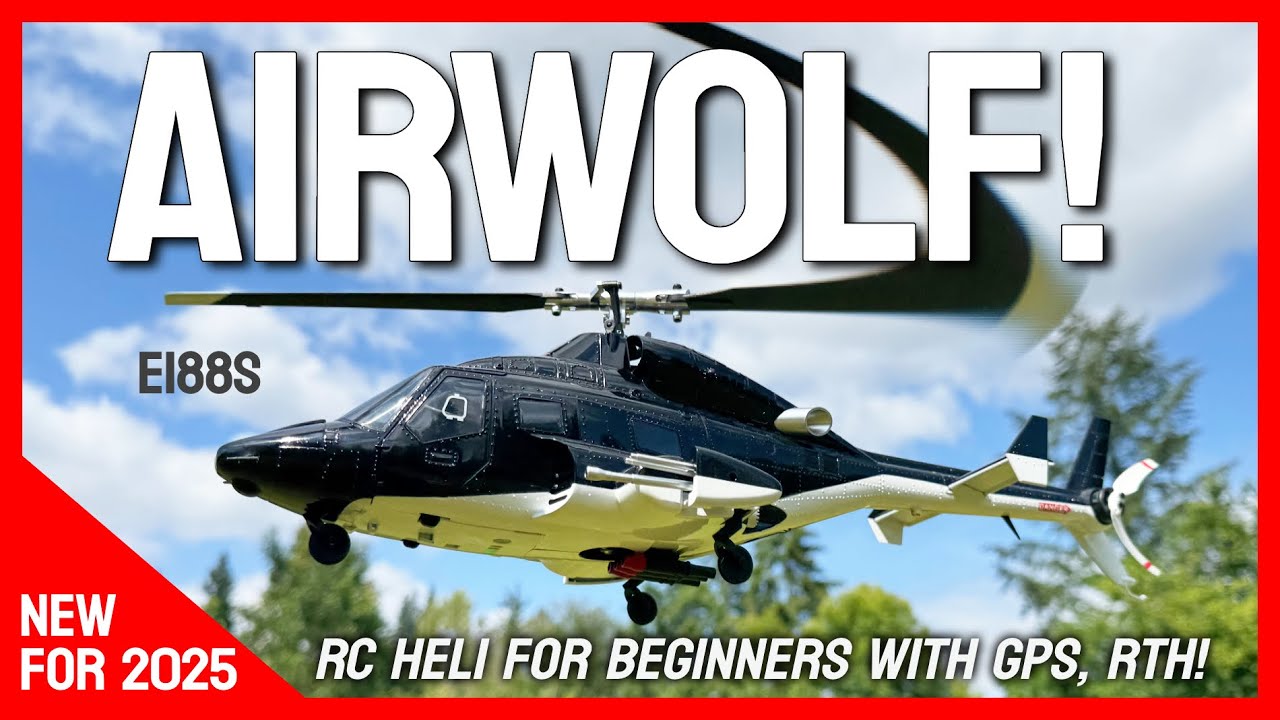 SUPER AWESOME! - Eachine E188S AIRWOLF RC Helicopter!!! 🚁