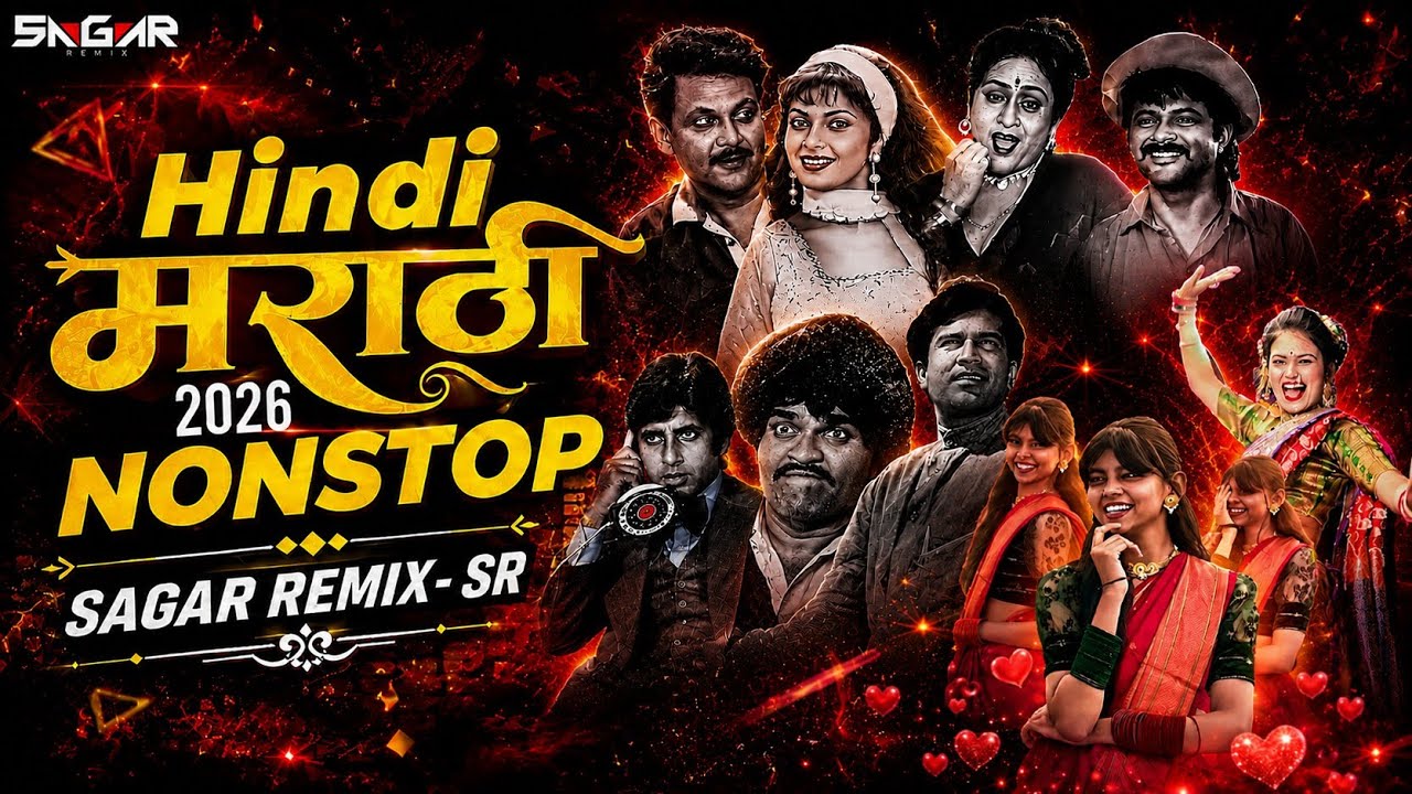 Hindi & Marathi Trending Mashup - Sagar SR | Remix Marathi Dj Songs | हिंदी & मराठी Nonstop 2026