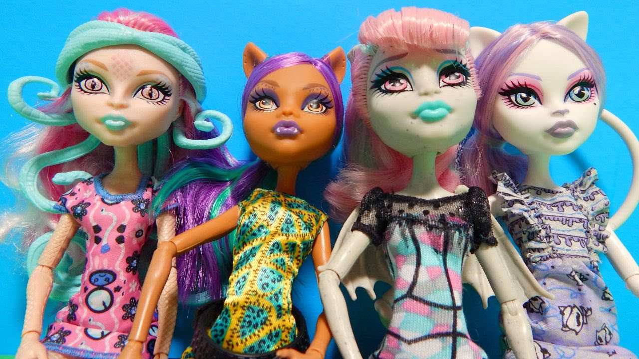 Monster High Scare & Make-Up Clawdeen Viperine Ghoul Talk Rochelle Catrine