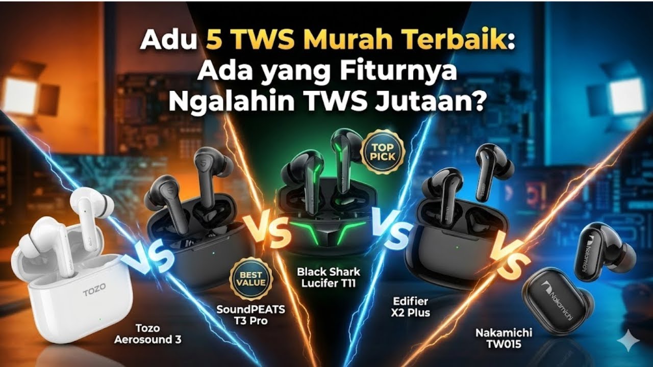 JANGAN SALAH BELI! 5 Rekomendasi TWS Murah Terbaik 2026 (Under 400 Ribu)