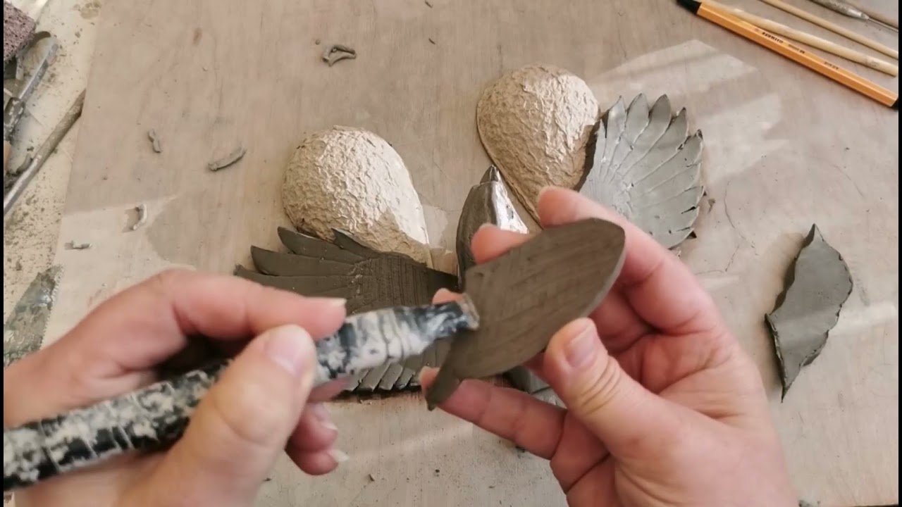 FREE Part 1 Robin in flight sculpture template instruction video.