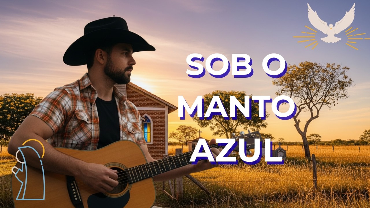 Ave Maria Sertanejo: Sob o Manto Azul 🙏 Sertanejo Católico para Oração