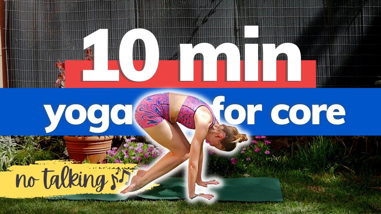 10-min YOGA FOR CORE & BACK strength | yoga core workout (no crunches) | no talking 🎶