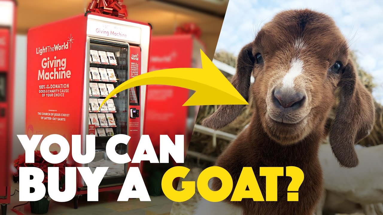 You can buy a Baby Goat with this vending machine!