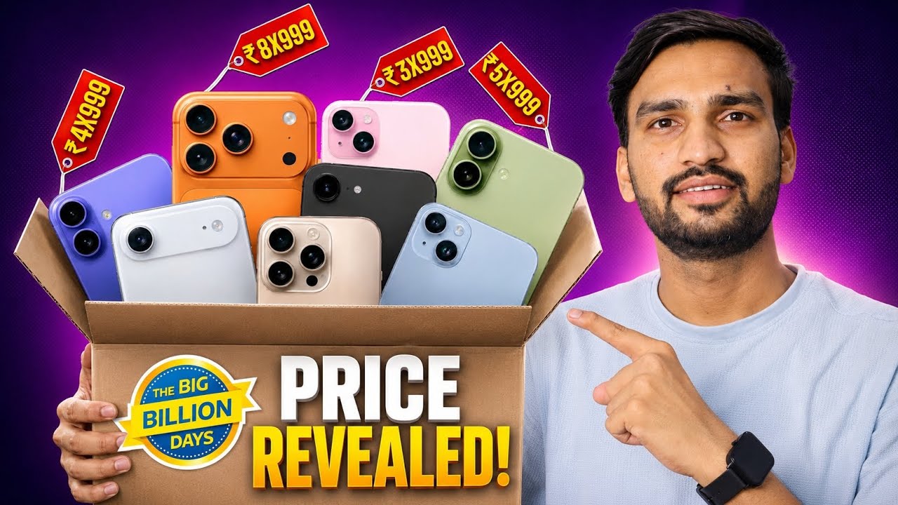 All Apple iPhone Prices in BBD Sale 2026 | iPhone 17 Price in Flipkart BBD Sale | Big Billion Day...