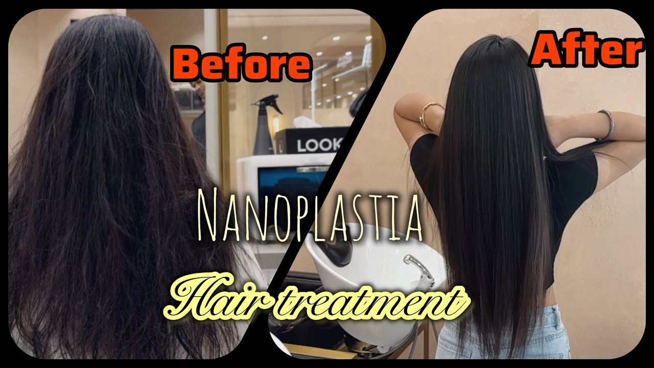 The most VIRAL & TRENDING NANOPLASTIA Hair Treatment 🤯| Shocking Before & After results😬 | #youtube 