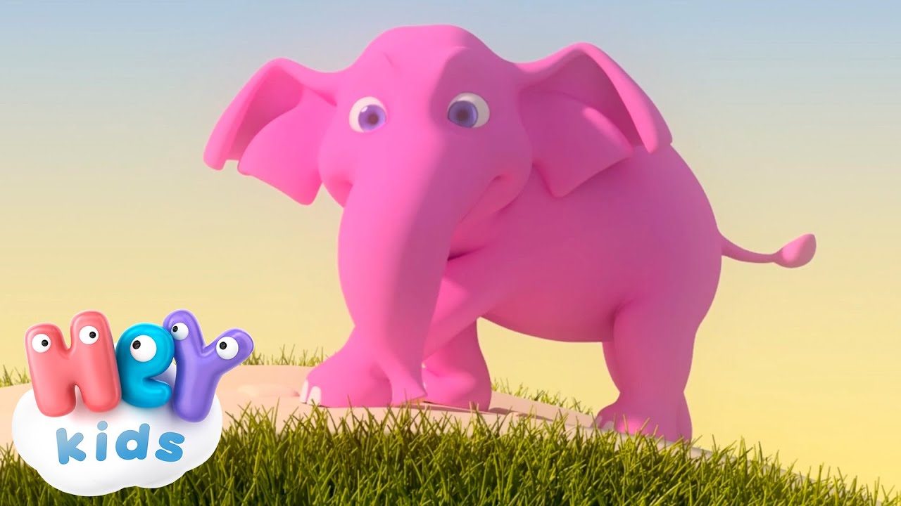 One elephant went out to play! 🐘 Elephant song for Kids | HeyKids Nursery Rhymes | Animaj Kids