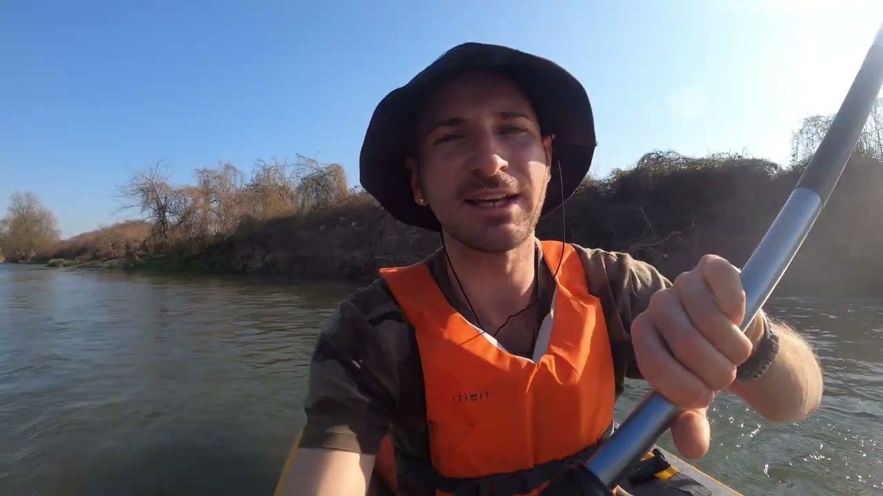 Discesa fiume Po in kayak