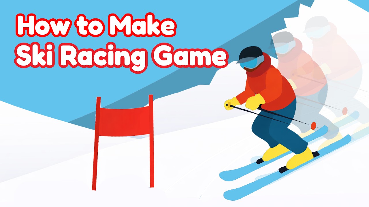 How to Make Ski Racing Game on the Phone | Tutorial