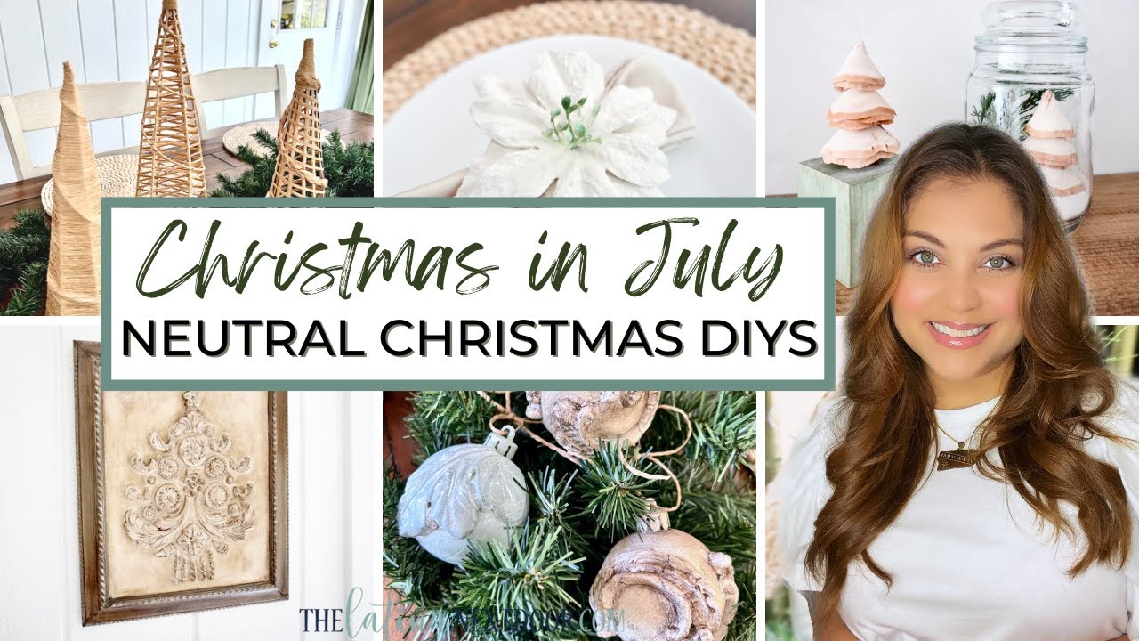 🎄НЕЙТРАЛЬНЫЙ РОЖДЕСТВЕНСКИЙ ДЕКОР своими руками (издание «Рождество в июле»)