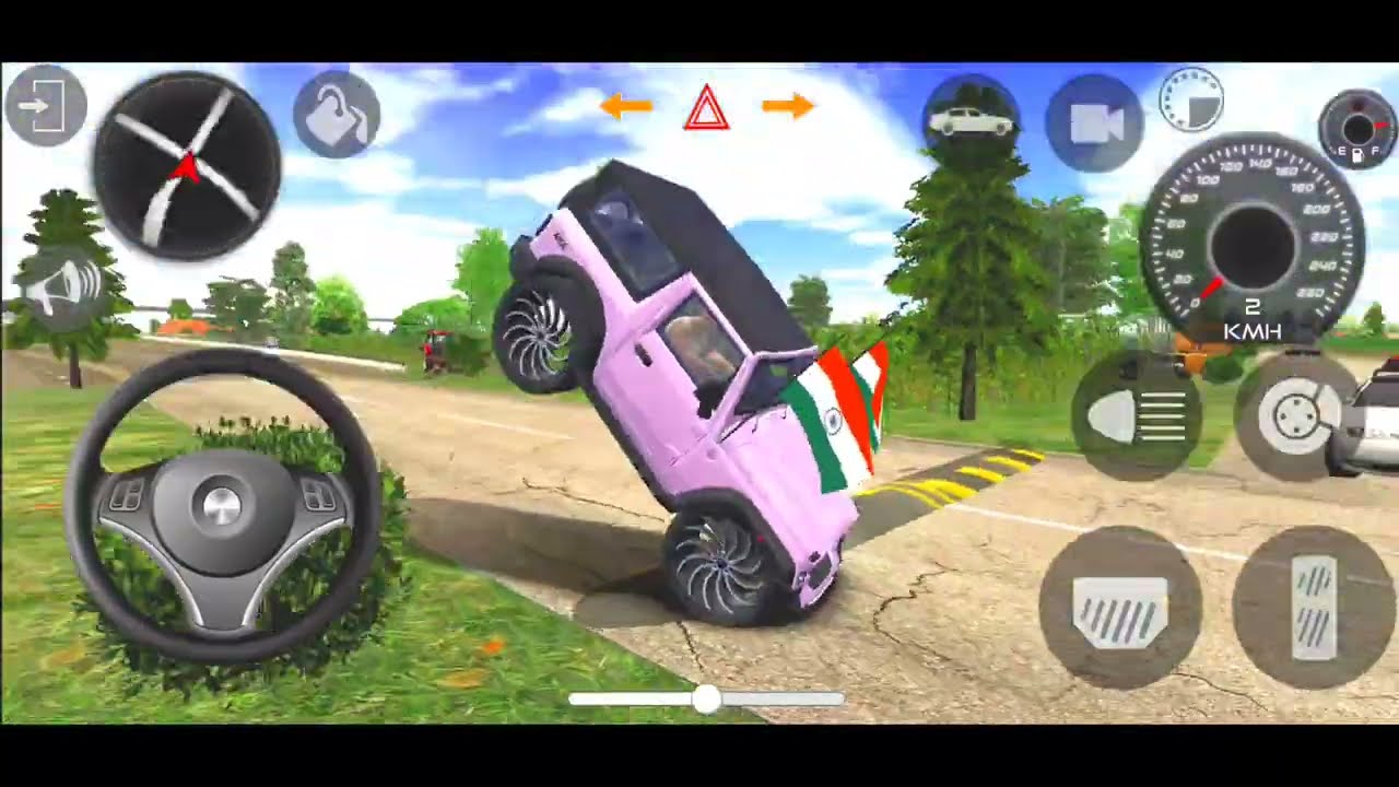 Modified Mahindra Thar😈Games:Indian White Thar (Gadi Wala Games) Car Game Android Game- #2025 #india