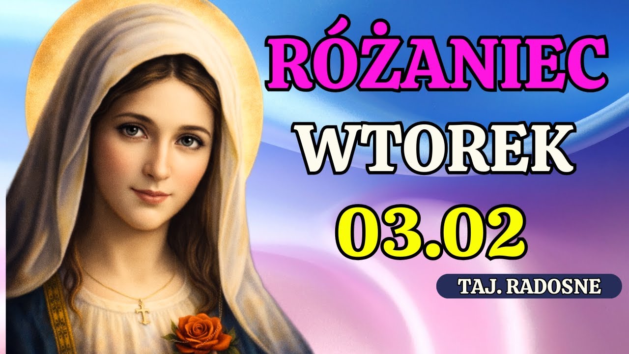 Wieczorny Różaniec na dziś - wtorek 03.02 – Tajemnice bolesne | Różaniec mówiony