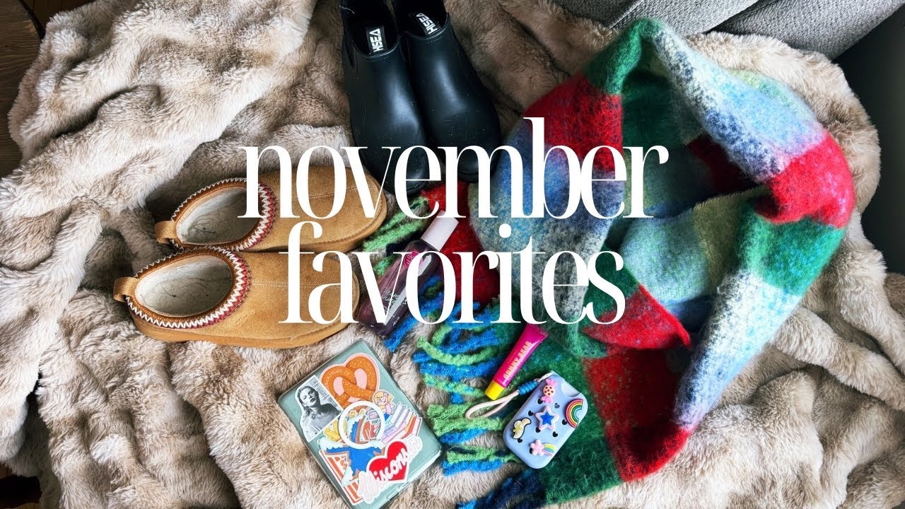 NOVEMBER 2025 FAVS 🧣✨ dupes for uggs, touchland, etc, and more!